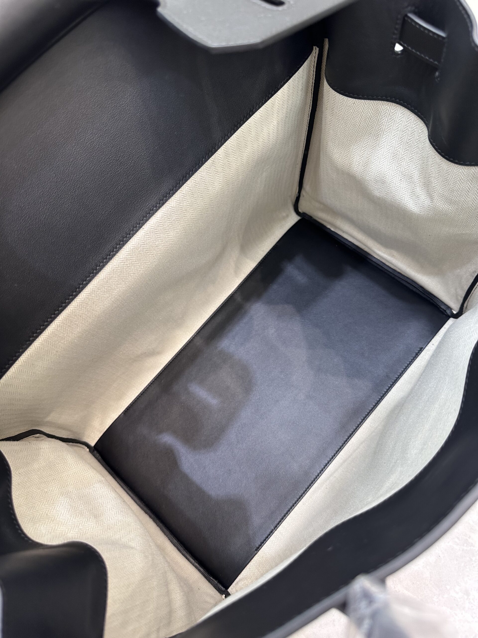 Hermès Cargo HAC Birkin 40 Black Box & Toile with Palladium